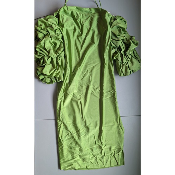 NWT ANTHROPOLOGIE Eugenia Fernández Convertible-Sleeve Slip Dress Sz MP #NA431 - Picture 2 of 13